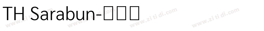 TH Sarabun字体转换